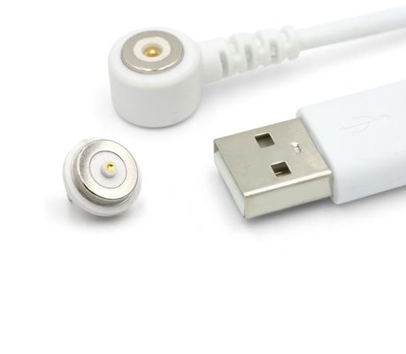 50mohm Max Kontak Resistensi Custom M812 Pogo Pin Magnetic Power Connector untuk daya tahan lama