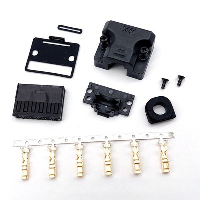 SM-MX9 asli Self Locking Buckle Servo Motor Power Plug Dengan Konektor SM-J27S yang Dikodekan