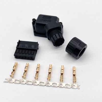 SM-MX9 asli Self Locking Buckle Servo Motor Power Plug Dengan Konektor SM-J27S yang Dikodekan