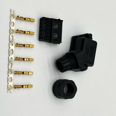 SM-MX9 asli Self Locking Buckle Servo Motor Power Plug Dengan Konektor SM-J27S yang Dikodekan
