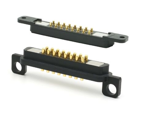 Magnetic Connector 6 Pole Pogo Pin 3a Spring Loaded Waterproof Power Charging Connector