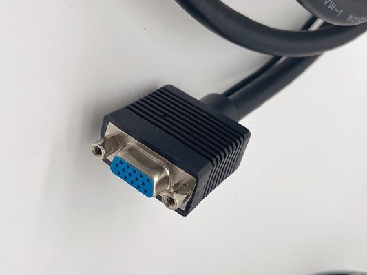 Kabel VGA ODM ke Pria 15 Pin D Sub Kabel Wanita DB15 UL20276 Kabel