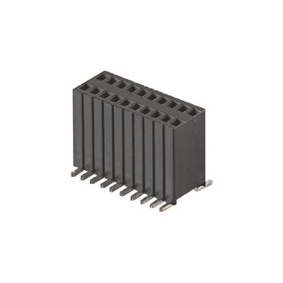 1.27x2.54mm H8.5mm Wanita Board To Board Power Connector SMT Jenis 100 Pin Connector