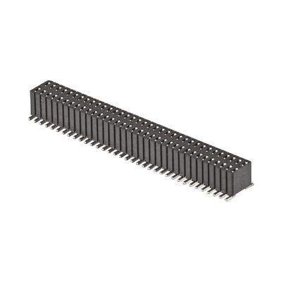 1.27x2.54mm H8.5mm Wanita Board To Board Power Connector SMT Jenis 100 Pin Connector