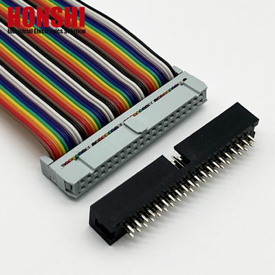 2.54mm Box Header Connector H8.8 40P Plated Electrical Dual Row Connector