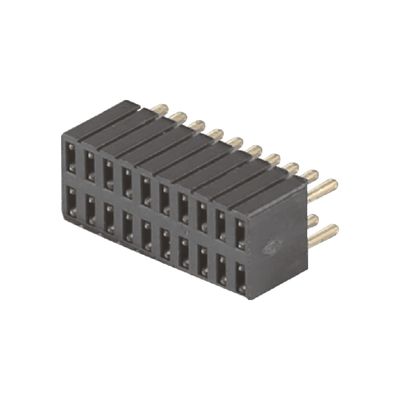 1.27x2.54mm H8.5mm Wanita Board To Board Power Connector SMT Jenis 100 Pin Connector