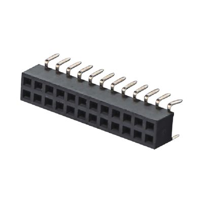 1.27x2.54mm H8.5mm Wanita Board To Board Power Connector SMT Jenis 100 Pin Connector