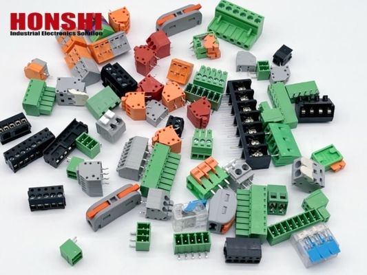2.5mm 3.5mm Screwless Terminal Block Connector PCB Spring Terminal Blocks