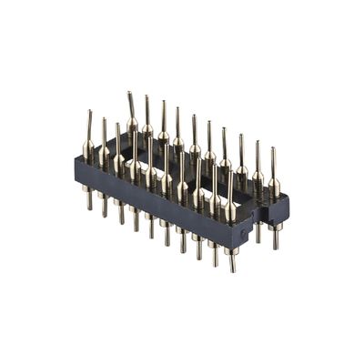 Mesin Round Pin Header SMT Tipe PCB H3.0mm 6 Pin - 64 Pin IC Socket