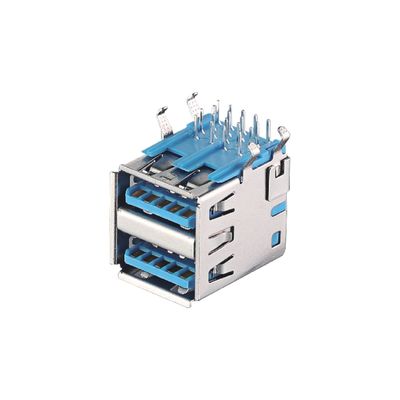 USB 2.0 / 3.0 Jack Type A Male Plug Connector Kuningan / Fosfor Perunggu