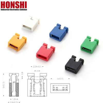 Automotive Mini Jumper Connector Board to Board Female Socket 1.27mm 2mm 2.54mm Pitch Black Red Yellow dengan Ni Plating