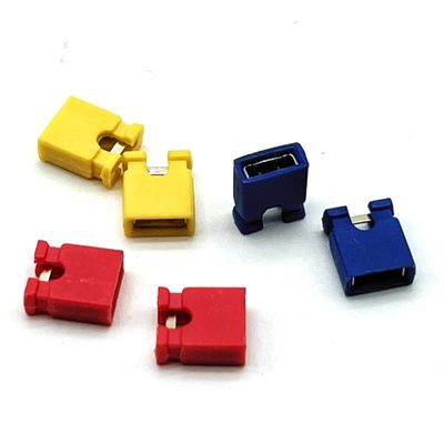 Automotive Mini Jumper Connector Board to Board Female Socket 1.27mm 2mm 2.54mm Pitch Black Red Yellow dengan Ni Plating