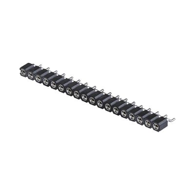 2.54mm Mesin Pin Header Sudut Kanan SMT SMD PCB Single Row Header Connector