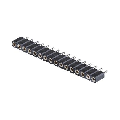 2.54mm Mesin Pin Header Sudut Kanan SMT SMD PCB Single Row Header Connector