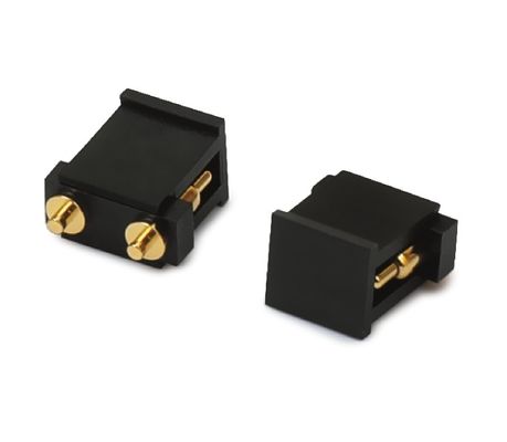 Kustom 2.54mm Pitch Male 6 Pin 1.5mm Konektor PCB Konektor Pin Pogo Bermuatan Pegas