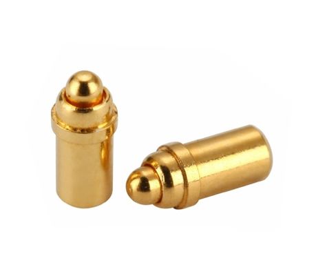 Kustom 2.54mm Pitch Male 6 Pin 1.5mm Konektor PCB Konektor Pin Pogo Bermuatan Pegas