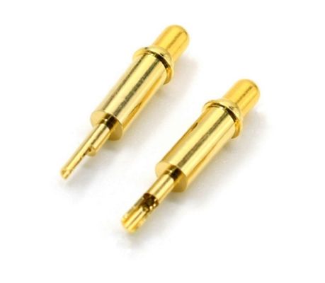 Custom 2.54mm Pitch Spring Loaded Pogo Pin Connector Dip Type Header Wanita 10 Pin