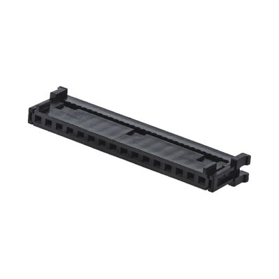 8 Pin - 24 Pin Single Row IDC Connector 2.54mm Pitch Hitam Wanita FC Socket