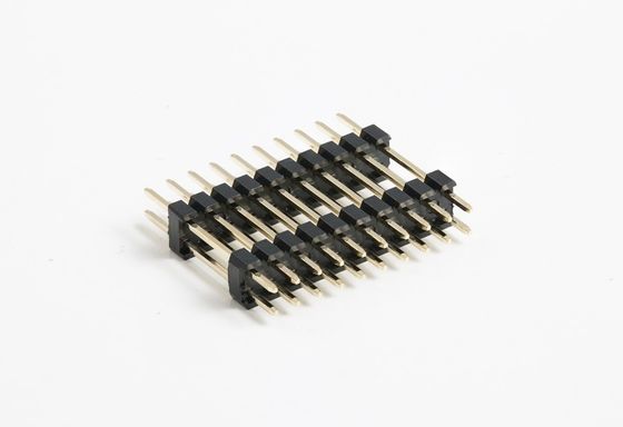 2 - 80 pin Papan ke Papan Konektor SMT Pcb Dual Plastik Pria Header Konektor 2.54mm