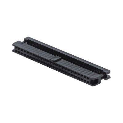 8 Pin - 24 Pin Single Row IDC Connector 2.54mm Pitch Hitam Wanita FC Socket