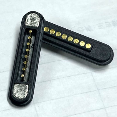 8pin Magnetic Connector Pria Wanita Pogo Pin Connector Untuk Pcb Board
