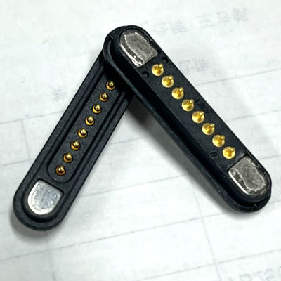 8pin Magnetic Connector Pria Wanita Pogo Pin Connector Untuk Pcb Board
