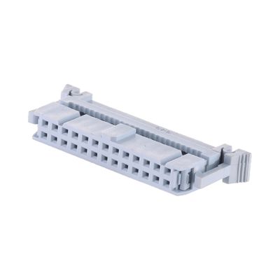 8 Pin - 24 Pin Single Row IDC Connector 2.54mm Pitch Hitam Wanita FC Socket
