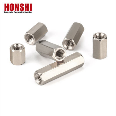 Stainless Steel PCB Mounting Studs Threaded Hexagon Spacers M2 M3 M4 Pria Wanita Standoff