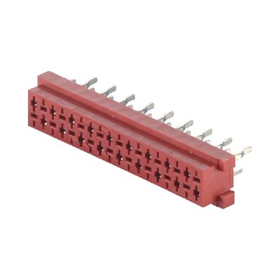 Konektor Wanita IDC lurus Micro Match 4 6 8 10 20 Pin 1.27mm Pitch