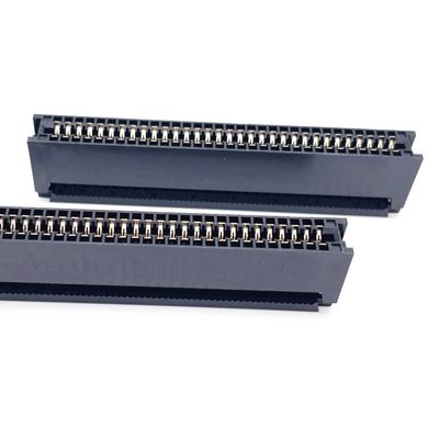 UL2651 28AWG Card Edge Connector 10 - 64 Pin Ribbon Cable Connector 2.54mm Pitch
