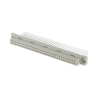 Wanita lurus 2 baris DIN 41612 Konektor 64 Pin Vertikal PCB Rating Current 3A