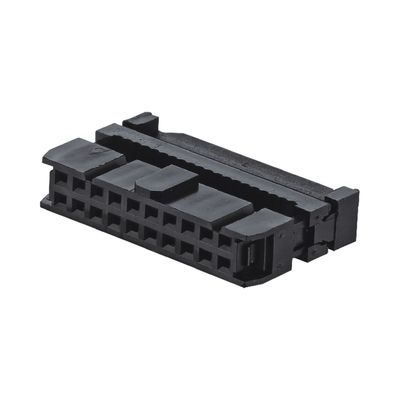 2.54mm Pitch IDC Connector Socket Untuk Kabel Flat 28awg 6 - 64 Pin FC Socket