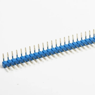 Sudut kanan 90 derajat Papan ke Papan Konektor SMD PCB 2.54mm Pin Header Konektor