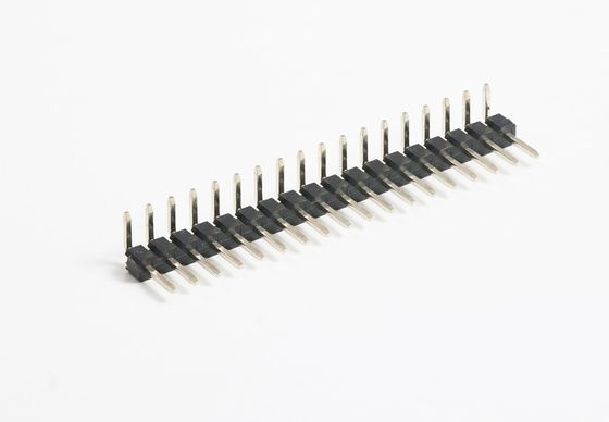 Sudut kanan 90 derajat Papan ke Papan Konektor SMD PCB 2.54mm Pin Header Konektor