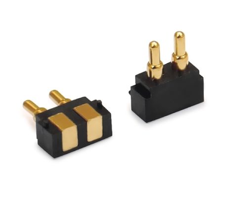 2.5mm 3 Pin Spring Loaded Pogo Pin Connector Untuk Aplikasi Otomotif Tegangan Nomor 1A