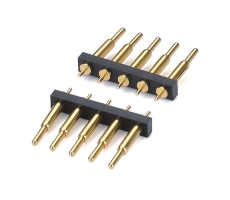 2.0mm 20 Pin Personalize Pogo Pin Connector Spring Pin Plated Gold SMT Pogo Connector