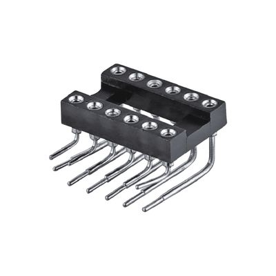 2.54mm Wanita Round Pin Header 8 Pin 10 Pin 18 Pin 28 Pin 32 Pin 40 Pin IC Socket