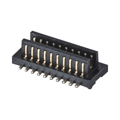 0.8mm Pitch BTB Konektor 10 - 100 Pin Konektor Pria Kecepatan Tinggi Fosfor Perunggu