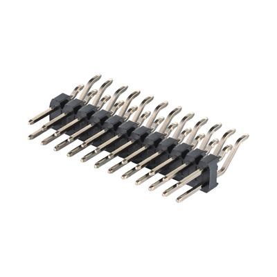 DIN Type 2.0mm Pitch Pin Header Connector lurus 2 - 40 Pin Single Row Connector
