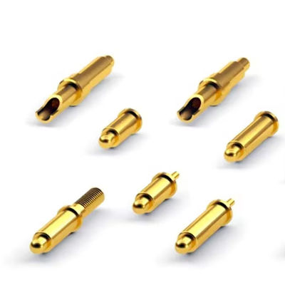Custom Pogo Pin Side Sticker SMT Type Gold plated untuk 2.00mm Pogo Pin Connectors