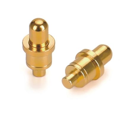 1A Plating Emas 3-10u Kuningan Pogo Pin Spring Loaded Tinggi 2.5mm Pin Kontak Dip