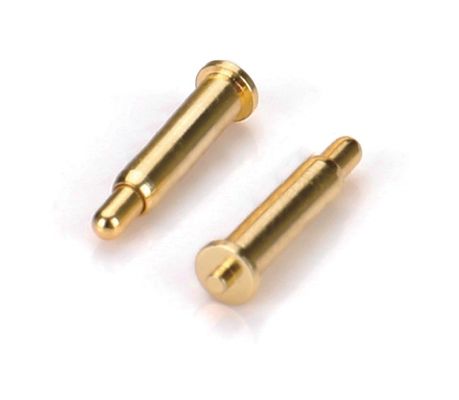 Tembaga Plating Emas Pogo Pin Konektor Spring Force Double Head H6.0mm Smd Tipe