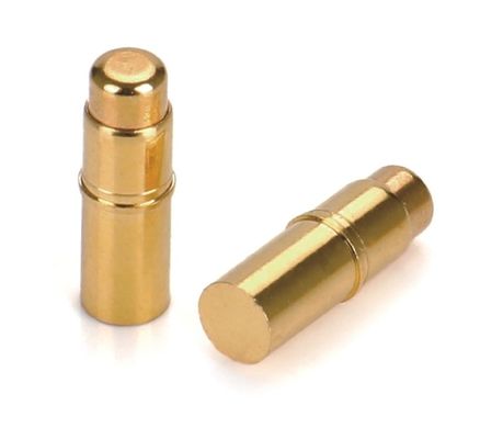 Tembaga Plating Emas Pogo Pin Konektor Spring Force Double Head H6.0mm Smd Tipe