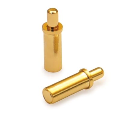 Tembaga Plating Emas Pogo Pin Konektor Spring Force Double Head H6.0mm Smd Tipe