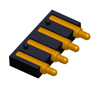2.54mm H2.5 2x7Pin Pogo Pin Connector Kuningan Spring Loaded Electronic Straight Dip PCB