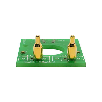 Daya tinggi 9A Baterai Kuningan POGO Pin Konektor Melalui Lubang PCB Spring Loaded Pin