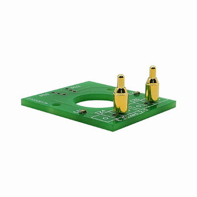Daya tinggi 9A Baterai Kuningan POGO Pin Konektor Melalui Lubang PCB Spring Loaded Pin