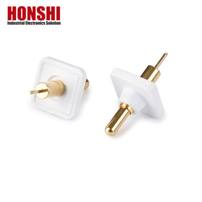 PCB Kompatibel Custom 1Pin Melalui Lubang Spring Loaded POGO Pin Connector