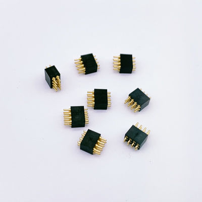 Custom 1.27mm Pitch 8Pin Spring Loaded POGO Pin Connector untuk koneksi tahan lama