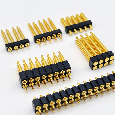 Solder Type Pogo Pin Connector 2.54mm Pitch 1x5P Pria Spring Loaded Pogo Pin